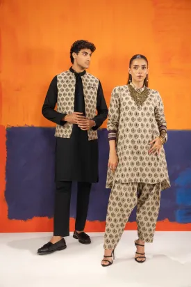 1 Pc Printed Khaddar Shirt 