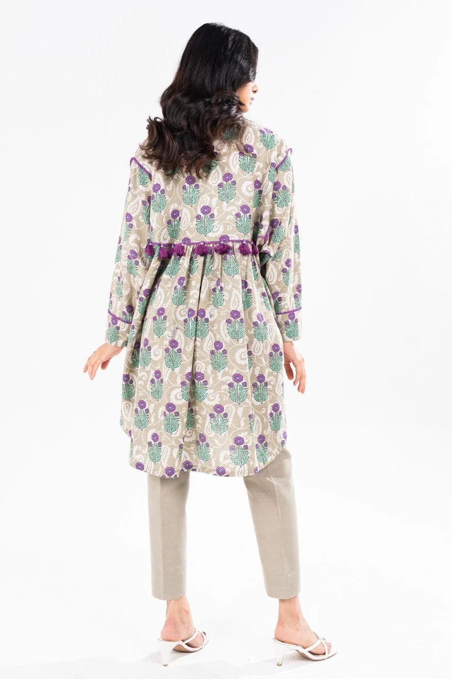 1 Pc Printed Khaddar Shirt 