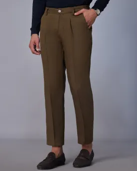 100% Linen Pants - Olive