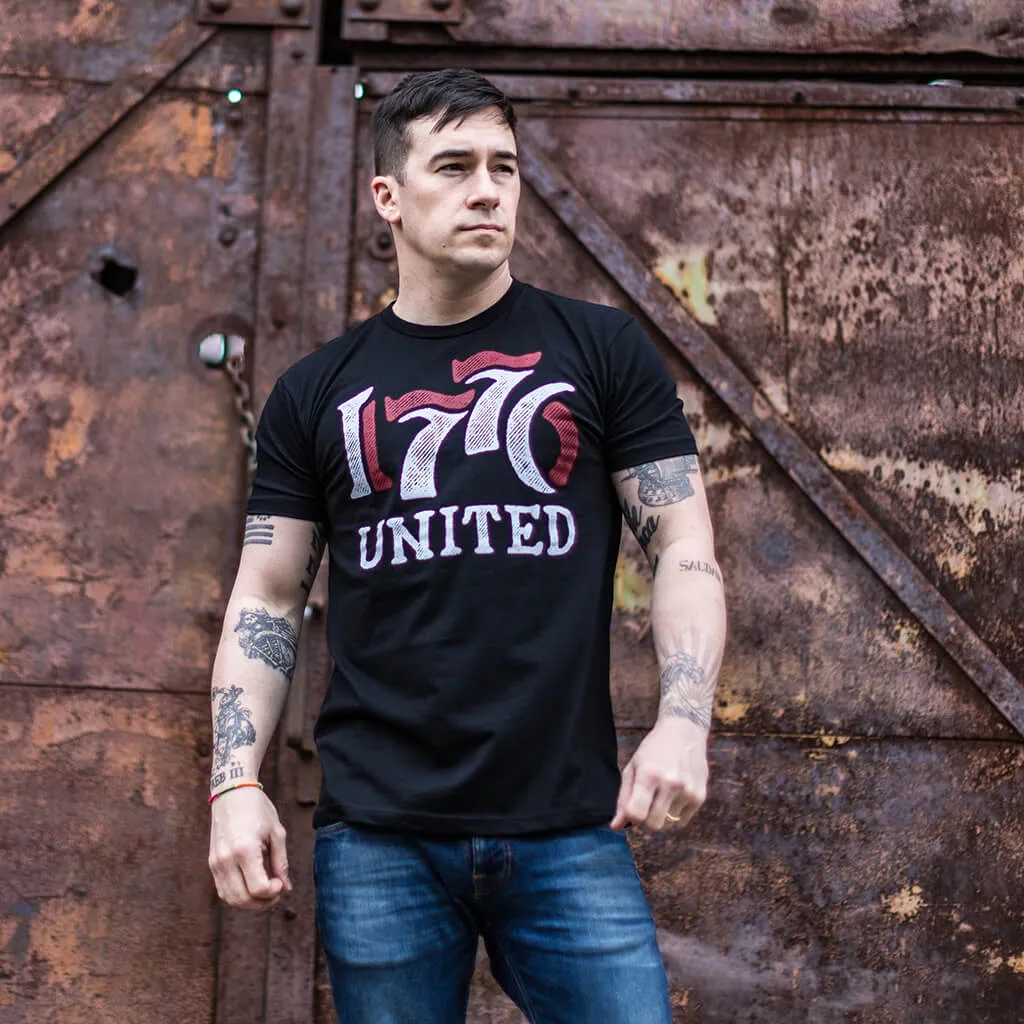 1776 United® Retro Logo Tee - Black
