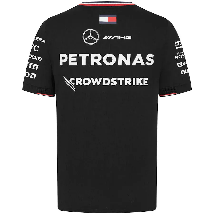 2024 Mercedes AMG Petronas Formula 1 Team Official T-Shirt - Black