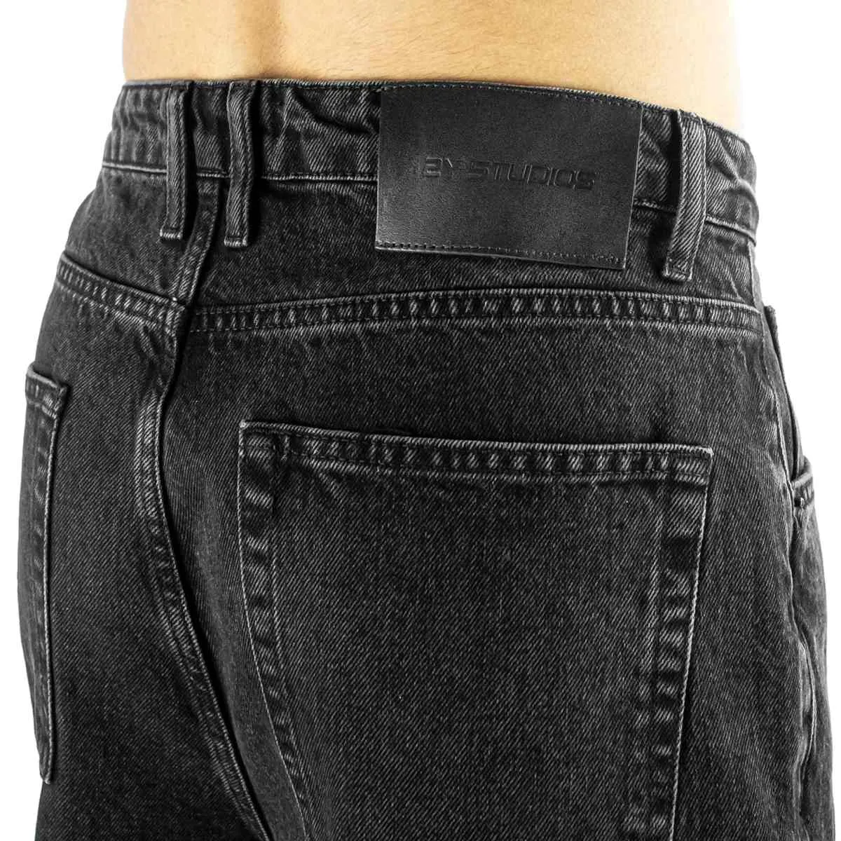 2Y Studios Adrik Basic Baggy Jeans J-B-10001-WBLK - schwarz gewaschen