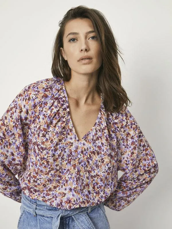 Acer Printed Boho Top Multicolor