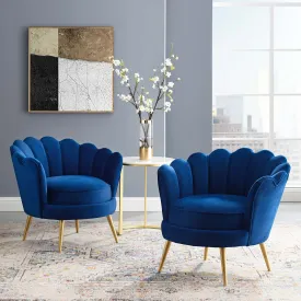 Admire Accent Armchair Performance Velvet Set of 2 By Modway - EEI-4294