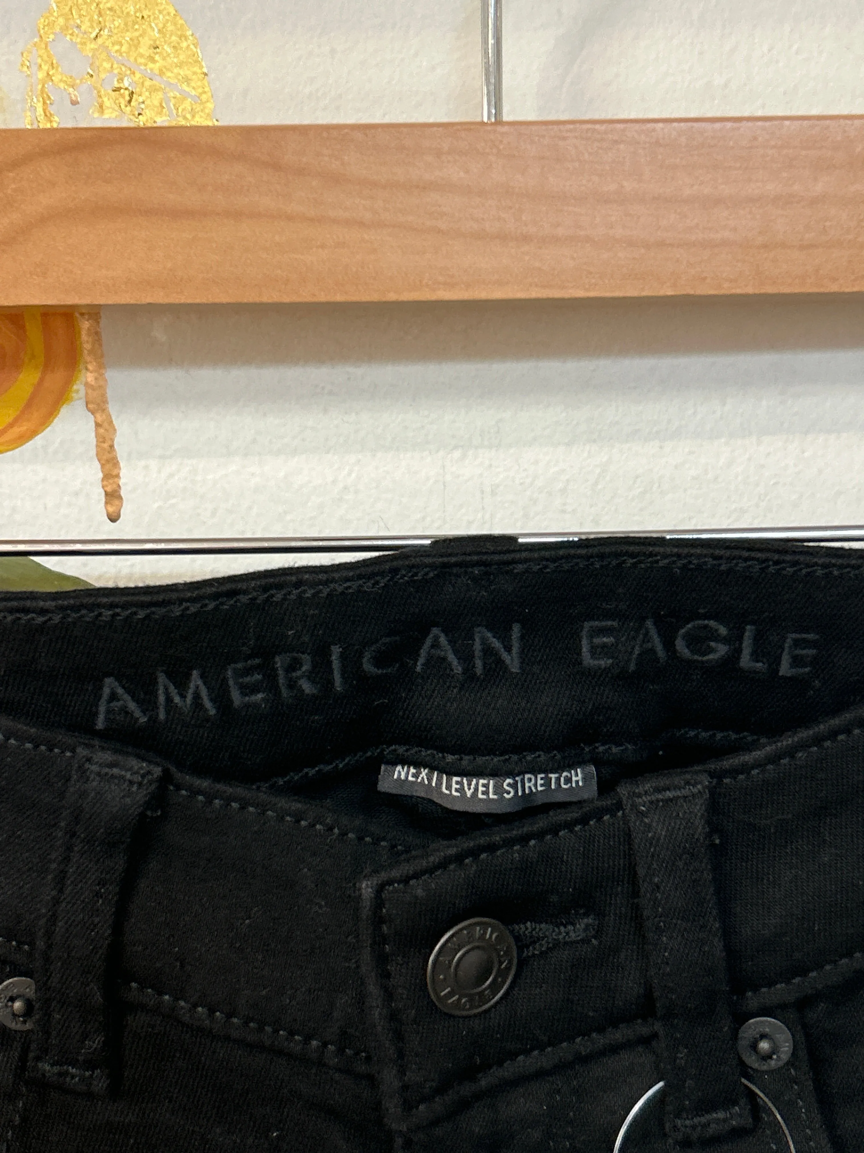 American Eagle Black Jegging Jeans, 00