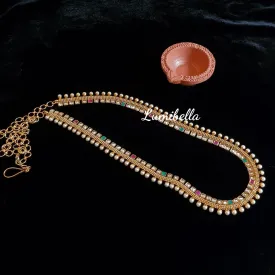 Antique Style Gold Polish Hip Chain