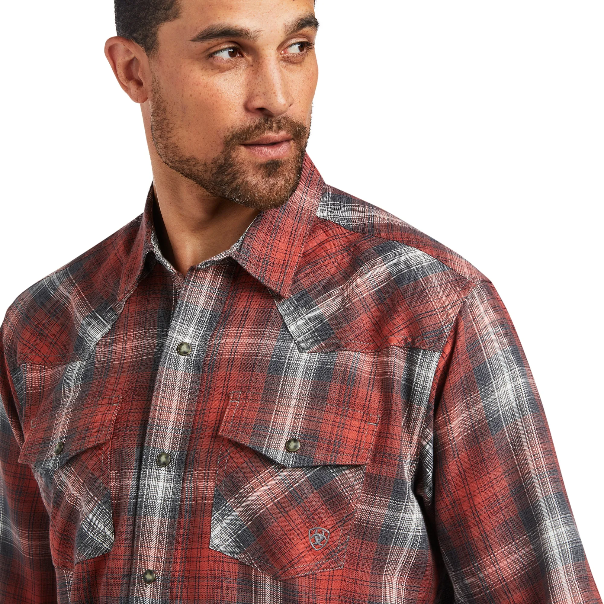 Ariat Mens Haddison Retro Snap Long Sleeved Shirt 10039281