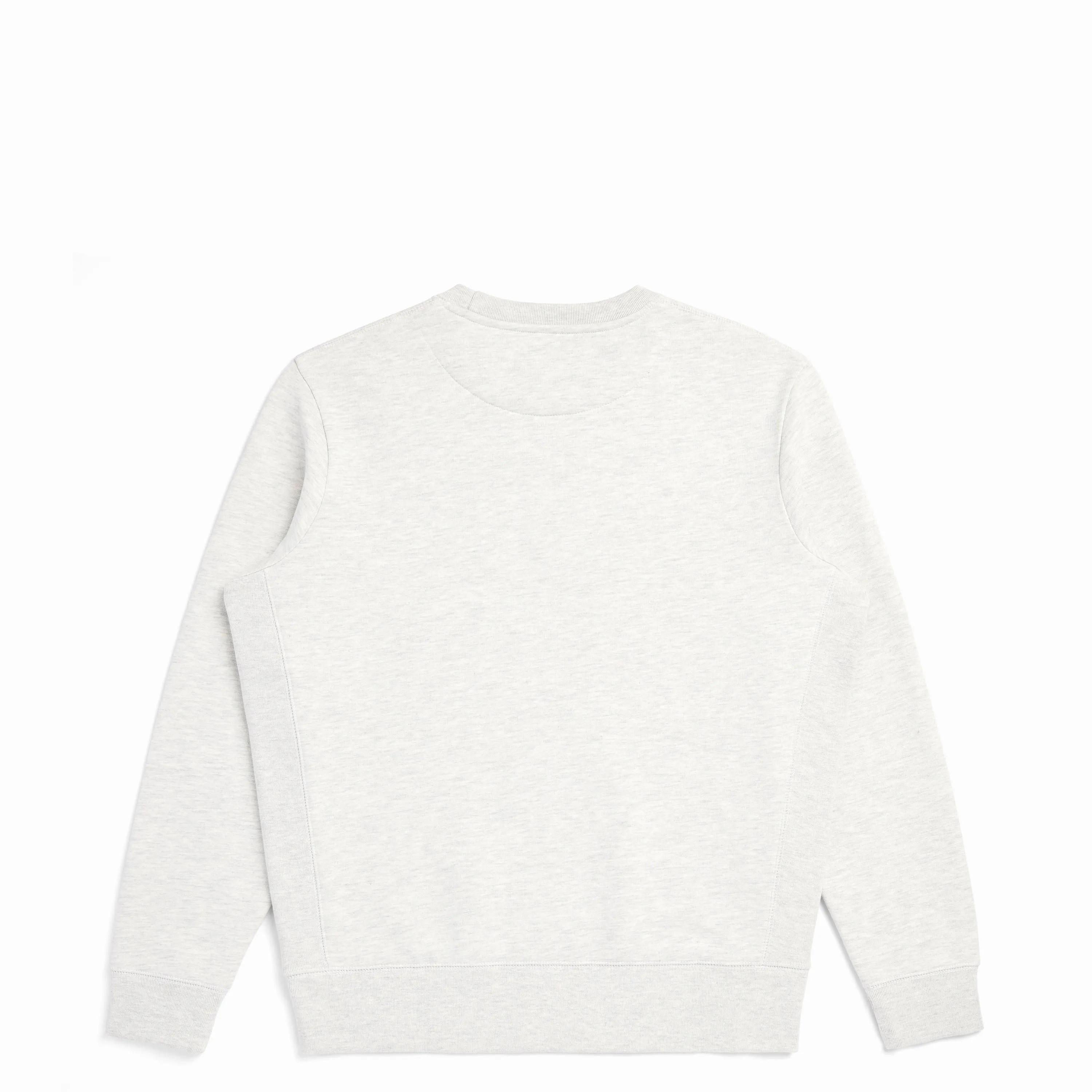 Ash Heather Organic Cotton Crewneck Sweatshirt