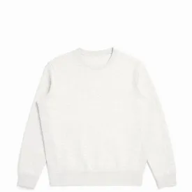 Ash Heather Organic Cotton Crewneck Sweatshirt