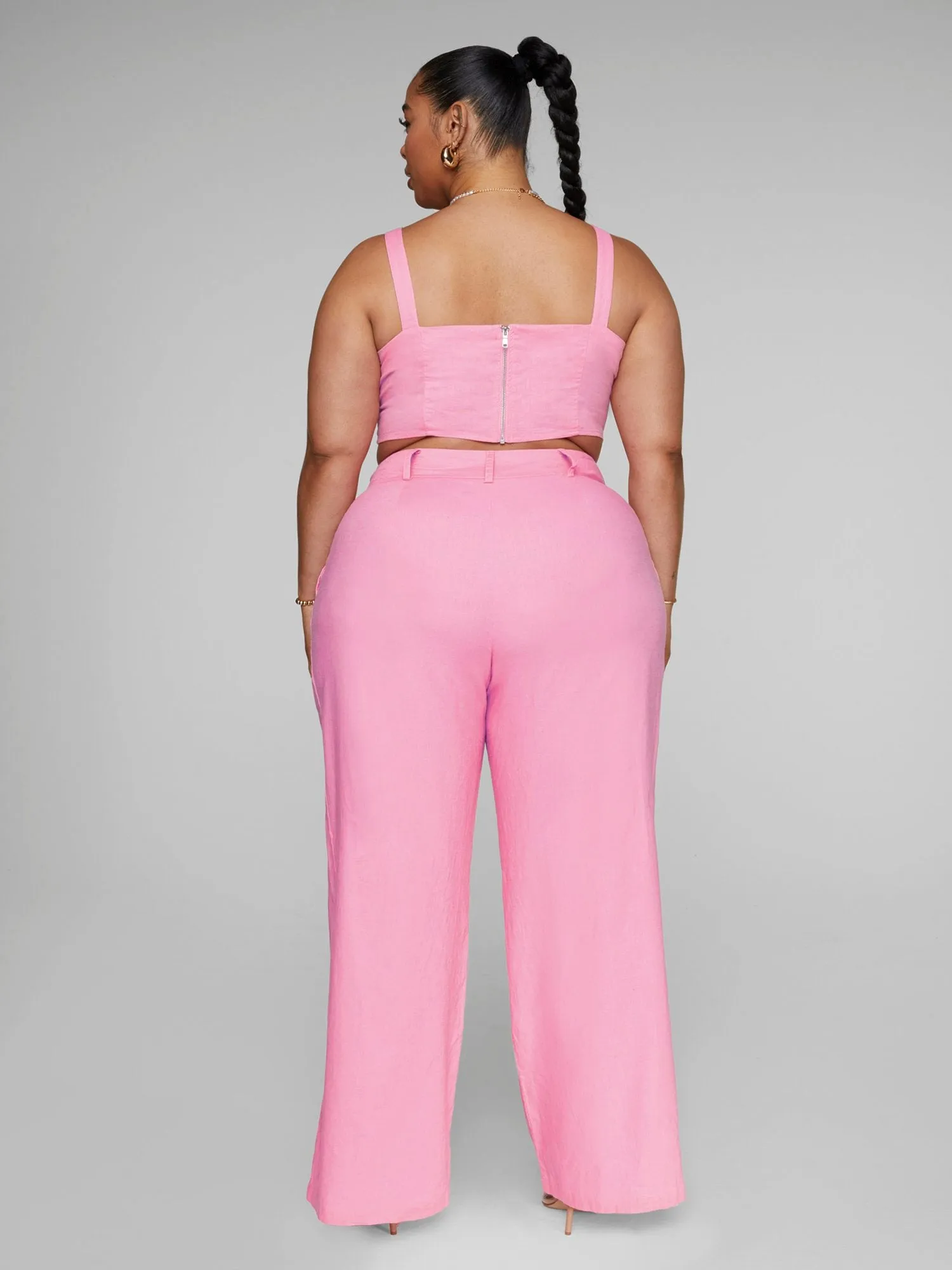 Ashlee Wide Leg Linen Pants - Gabi Fresh x FTF