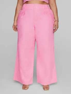 Ashlee Wide Leg Linen Pants - Gabi Fresh x FTF