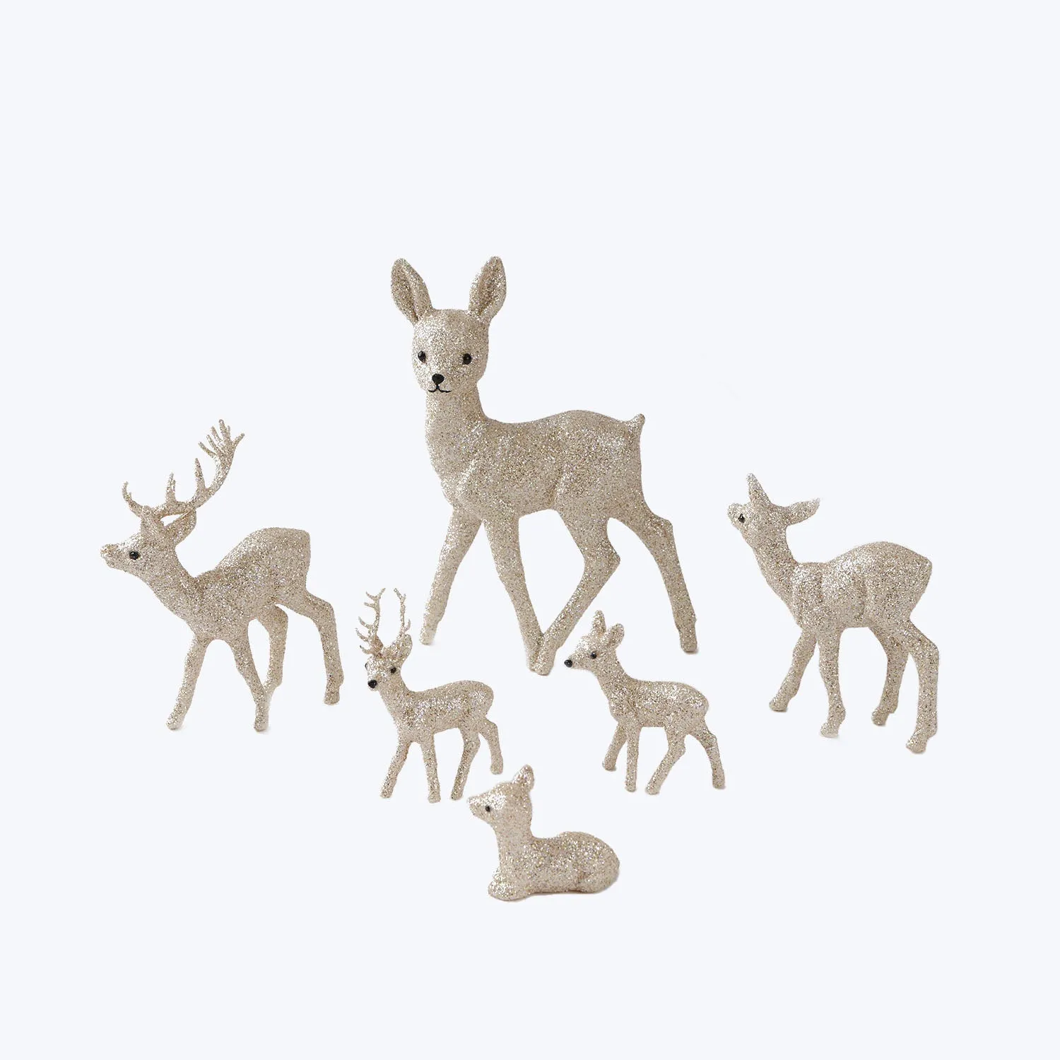 Assorted Small Deer With Antlers