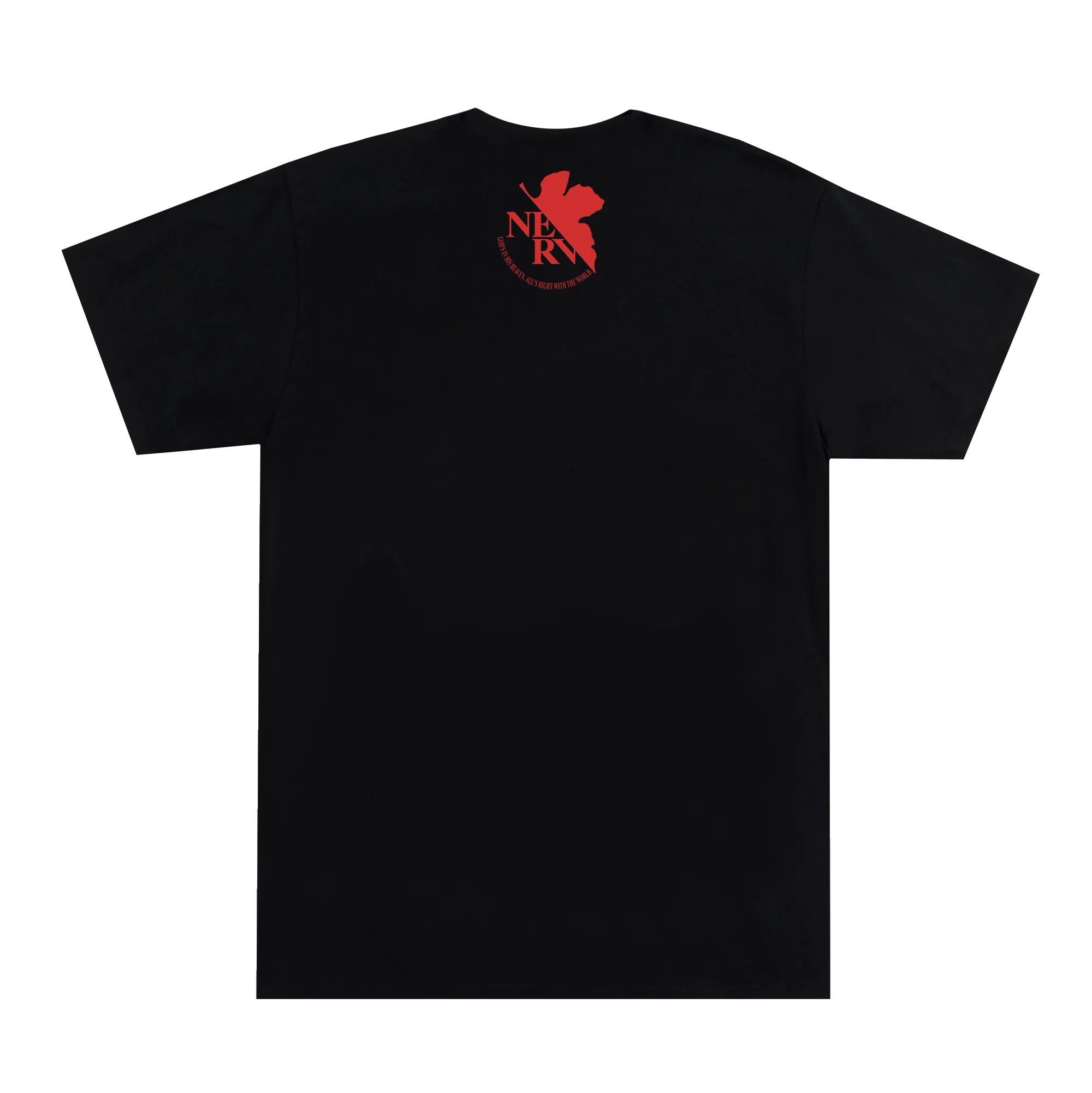 Asuka Fire Red Outline Black Tee