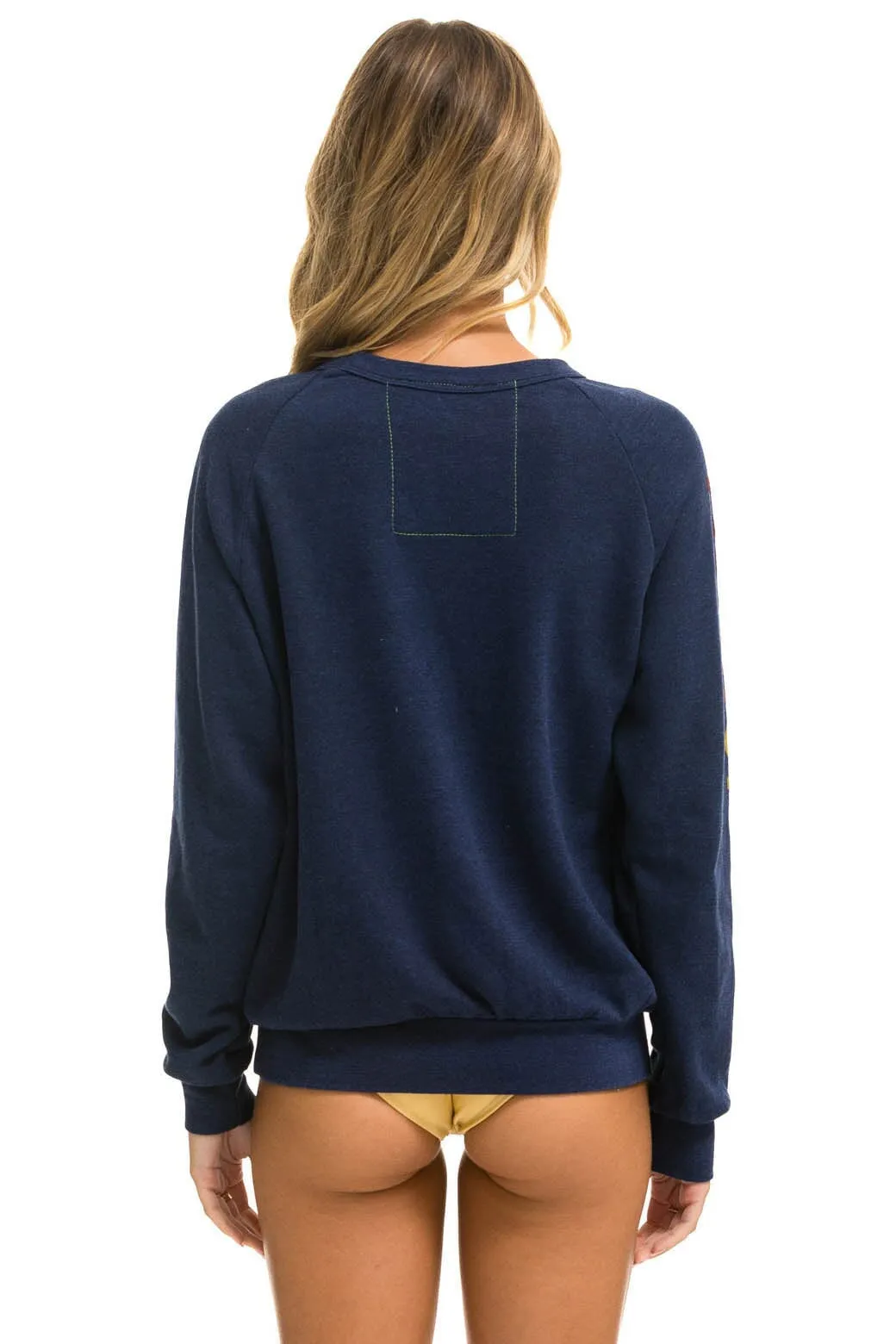 AVIATOR NATION NEW YORK CITY CREW SWEATSHIRT - NAVY
