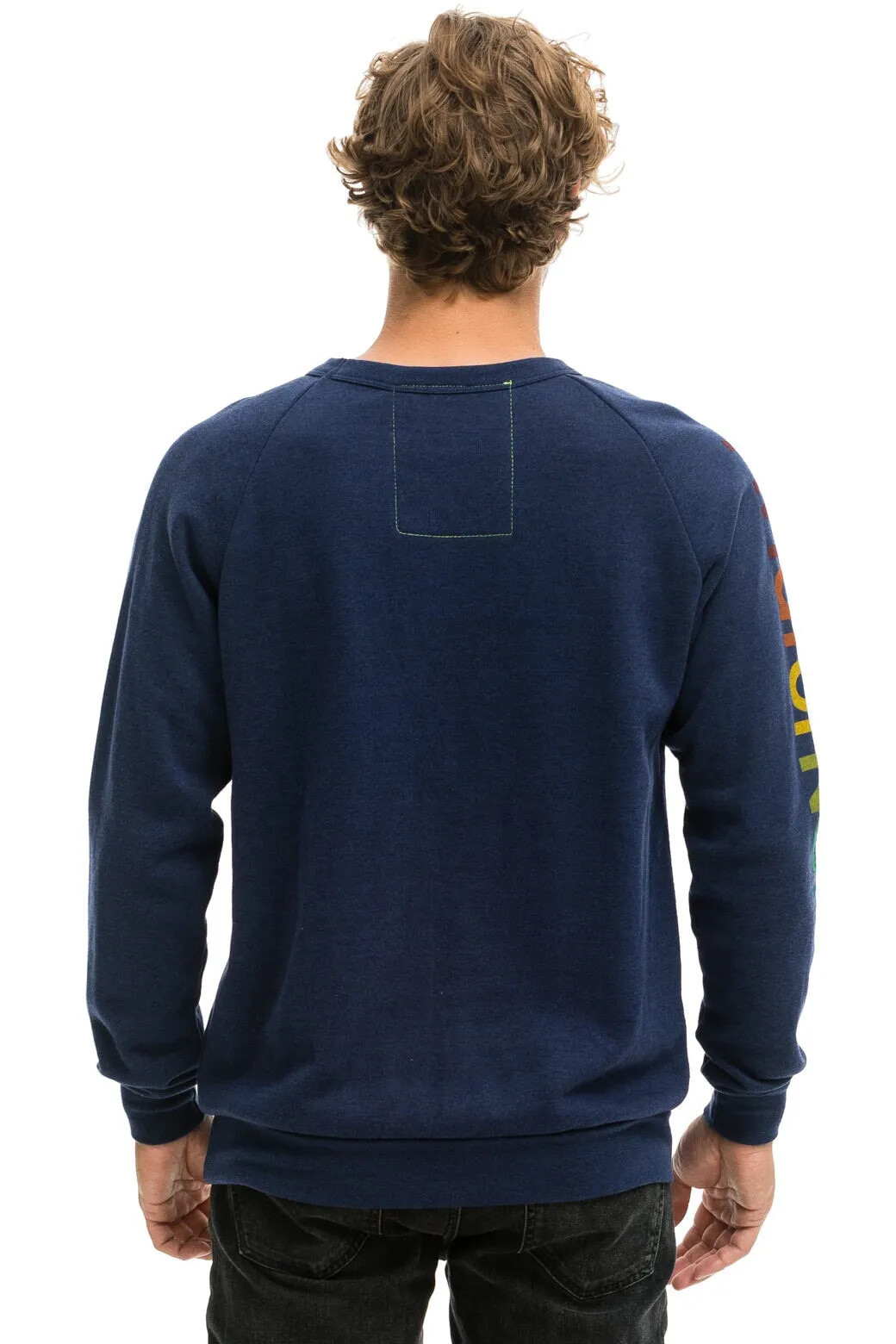 AVIATOR NATION NEW YORK CITY CREW SWEATSHIRT - NAVY