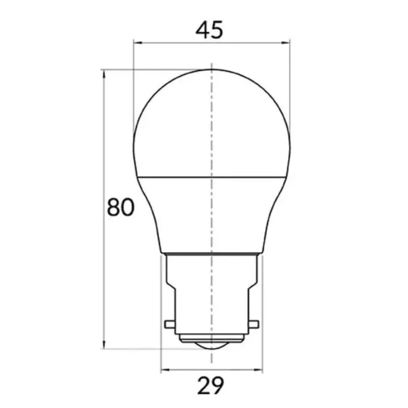 B22 LED | G45 | 3W | 3000K | SALE