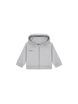 Baby 365 Midweight Pangaia Zip Up Hoodie—grey marl