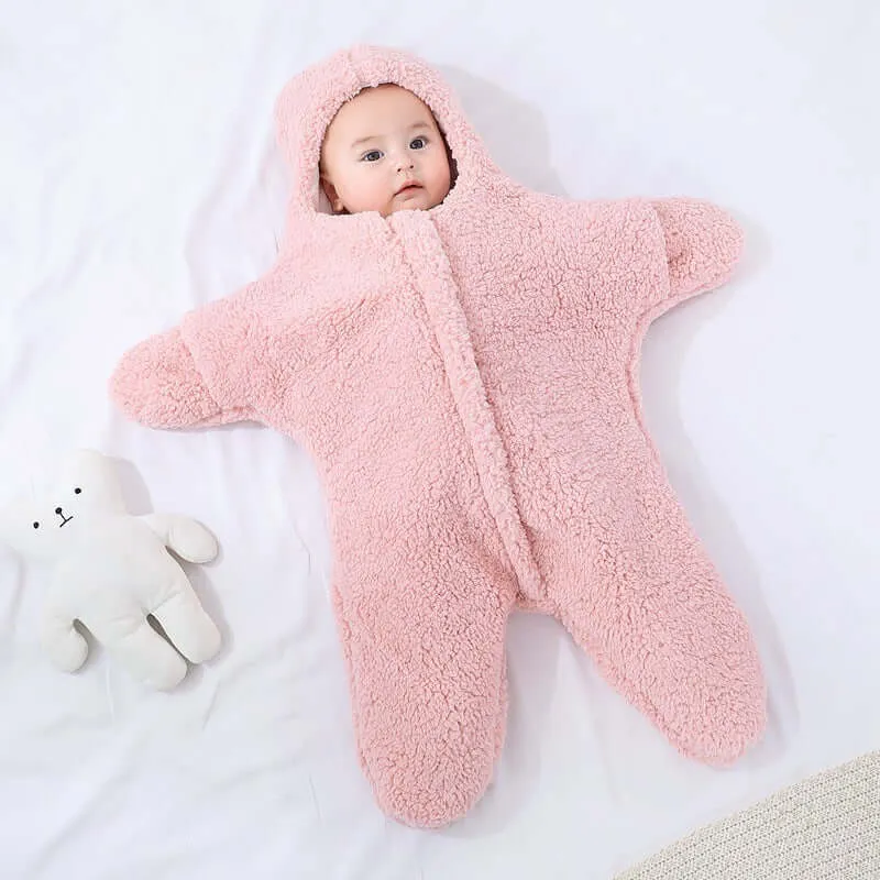 Baby Starfish Lamb Velvet Sleeping Bag