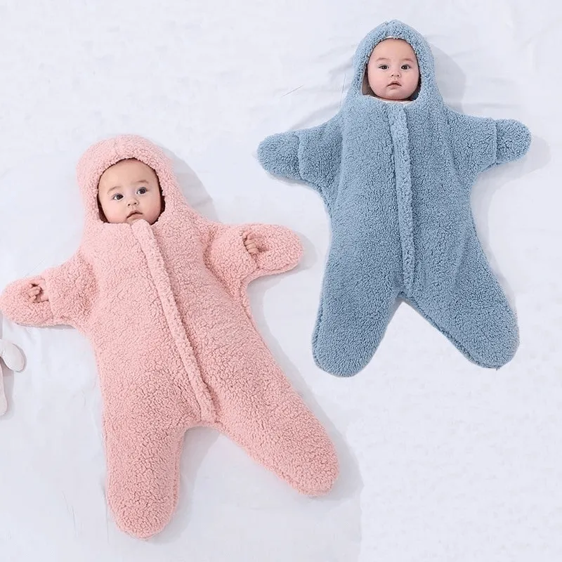 Baby Starfish Lamb Velvet Sleeping Bag
