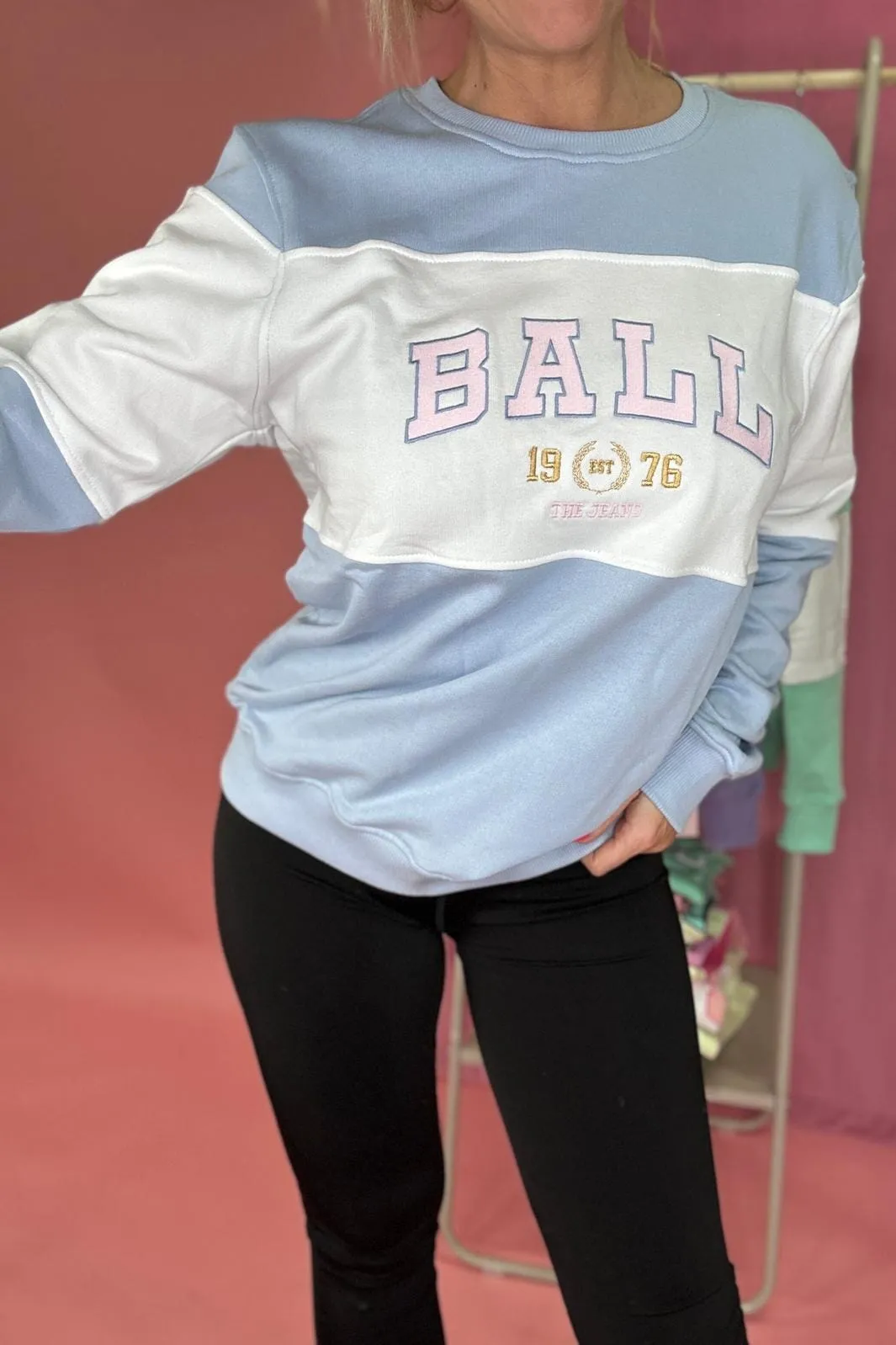 Ball - J. Montana Sweatshirt - 124202 Creamy Blue
