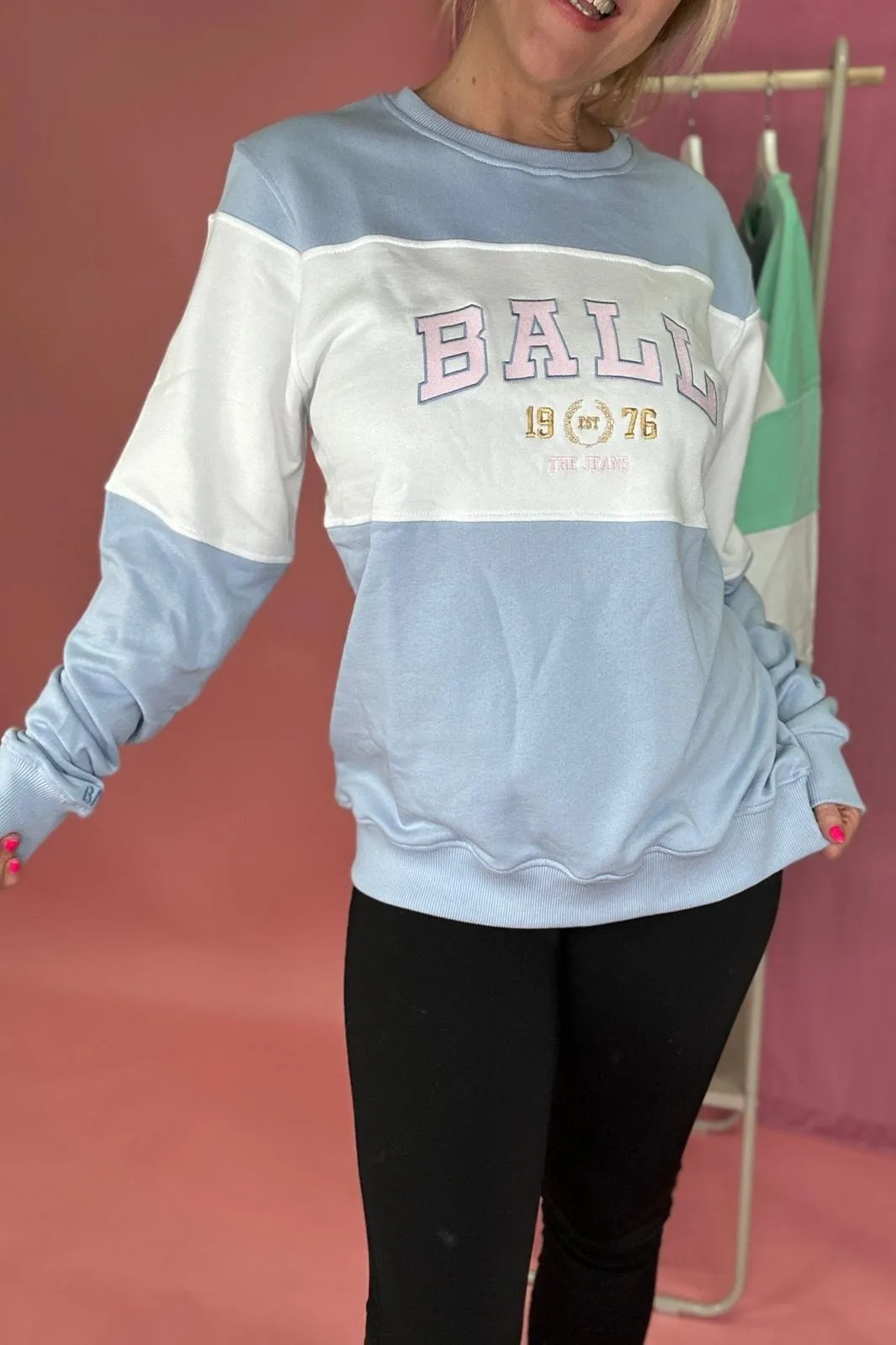 Ball - J. Montana Sweatshirt - 124202 Creamy Blue