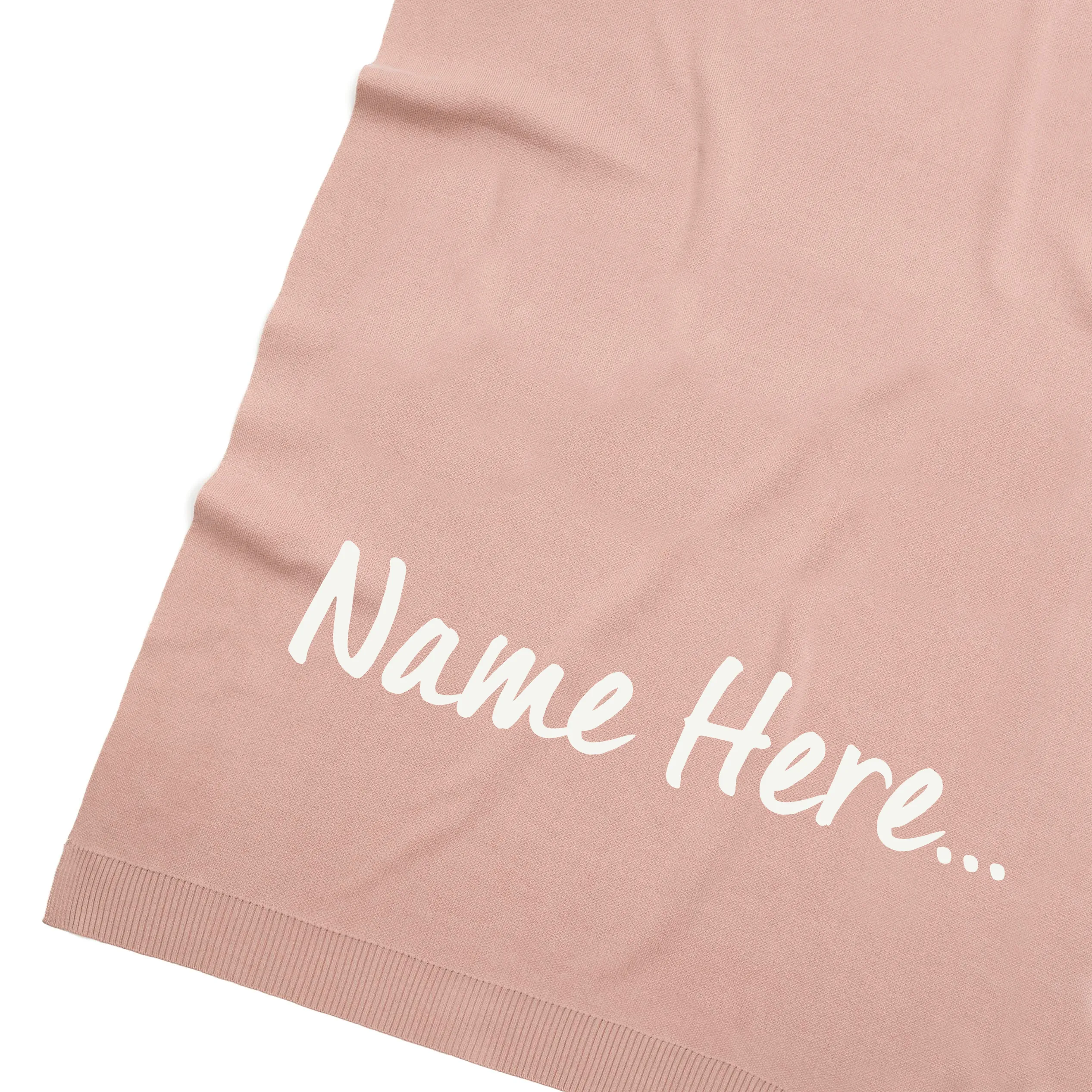Ballet Personalized Organic Cotton Knitted Blanket