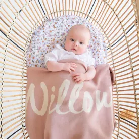 Ballet Personalized Organic Cotton Knitted Blanket