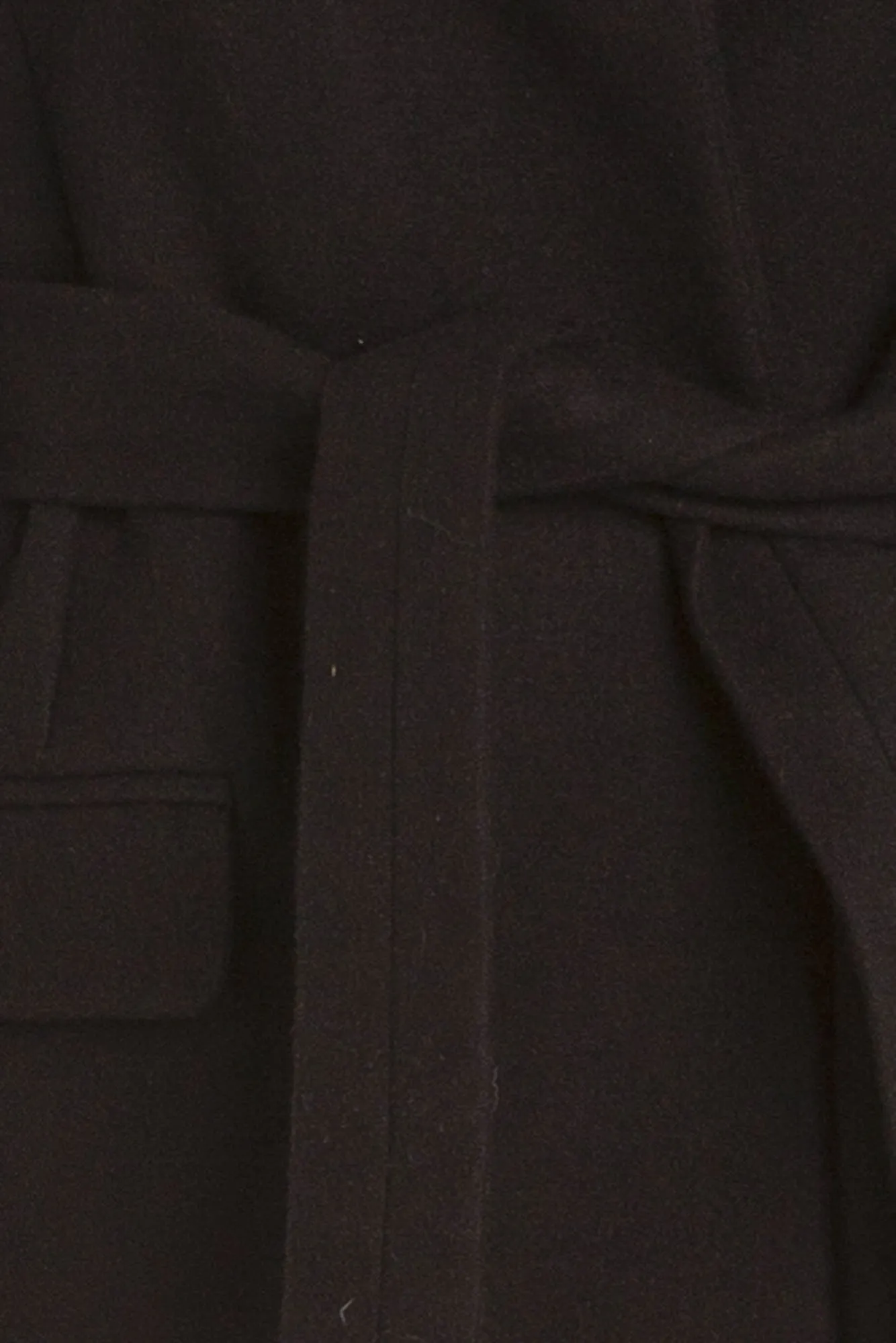 Balmain - Belted Black Wool/Cashmere Jacket - FR 40