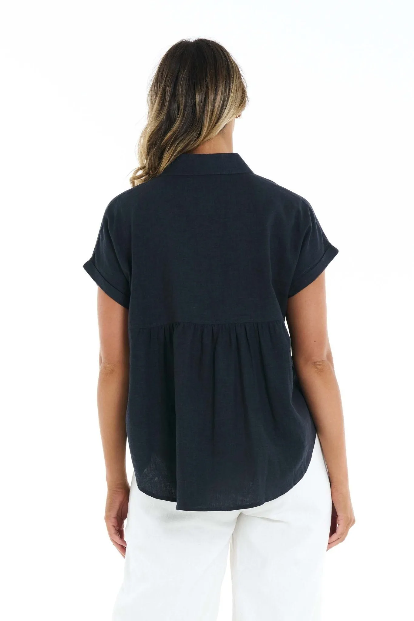 Betty Basics Robin Shirt in Indi Grey