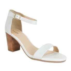 Beyond Heel in White Leather
