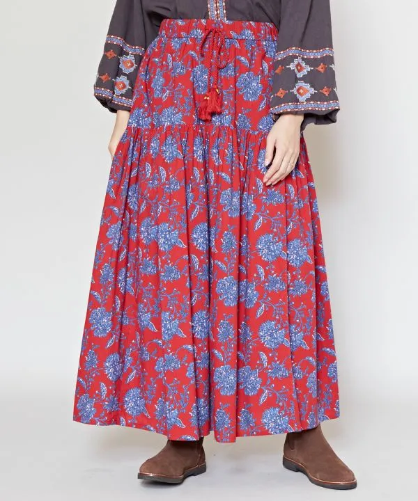 Block Print Style Skirt