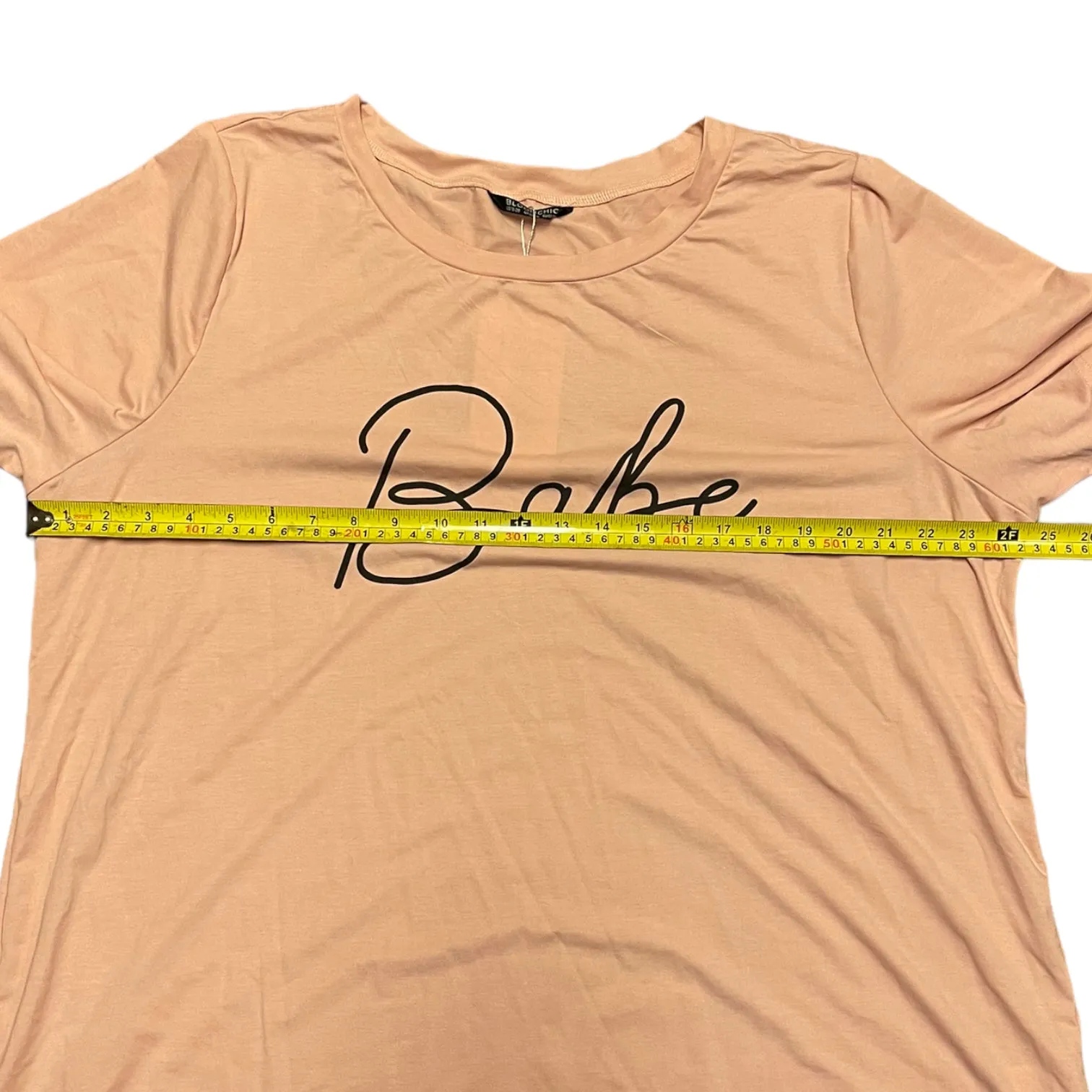 Bloomchic Plus Size Pink Babe Shirt Size 18/20