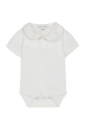 Bodysuit - Ecru Round neck