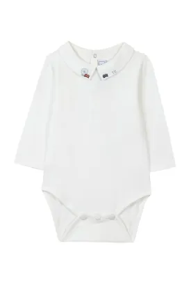 Bodysuit - Pointed collar - Buses