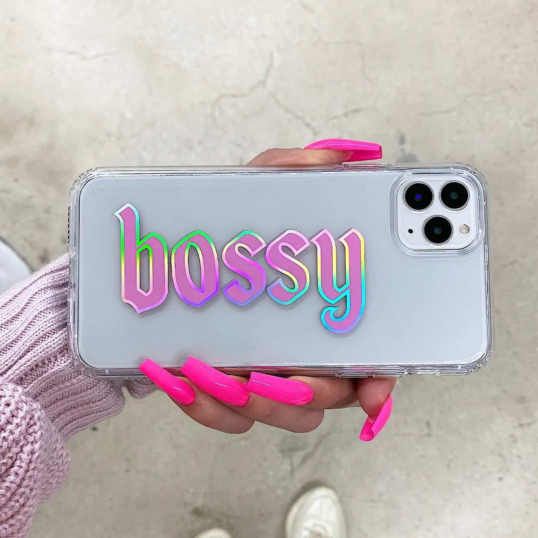 Bossy Clear iPhone Case