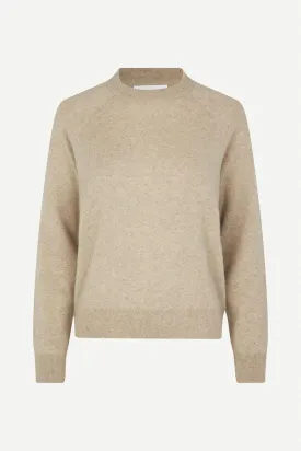 Boston Cashmere O-Neck Cream Mel