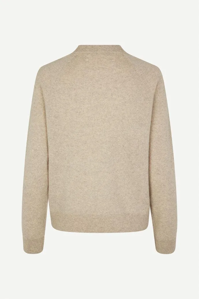 Boston Cashmere O-Neck Cream Mel