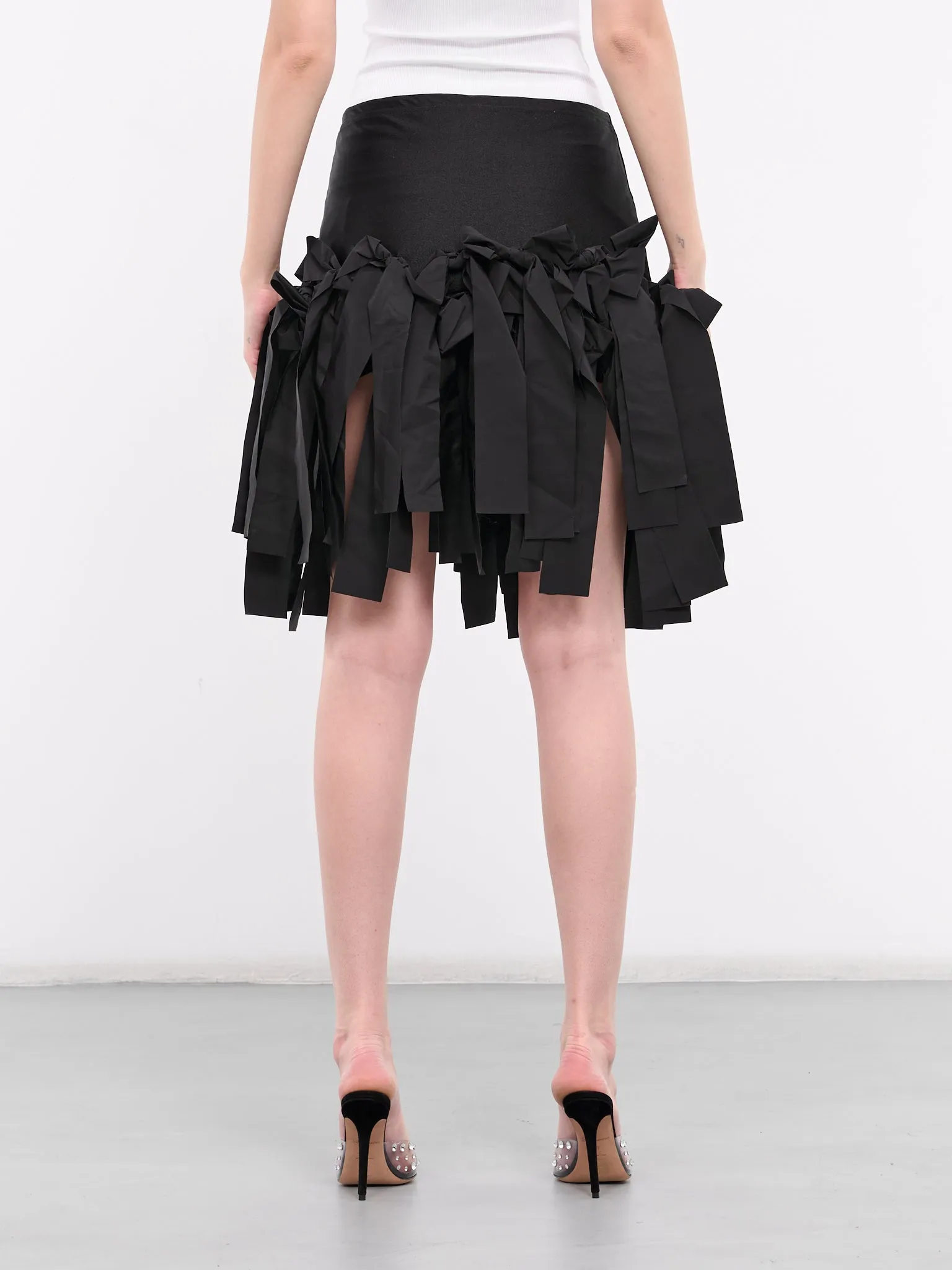 Bow Body-Con Skirt (SK026A-BLACK)