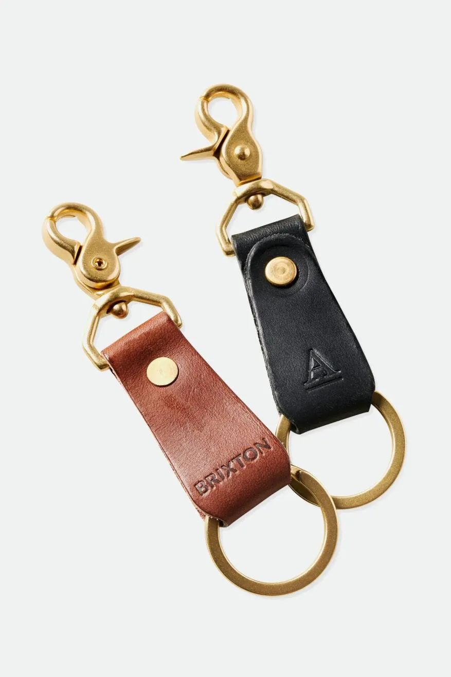 Brixton x Artifact Leather Key Clip - Black
