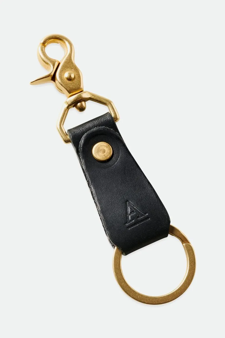 Brixton x Artifact Leather Key Clip - Black