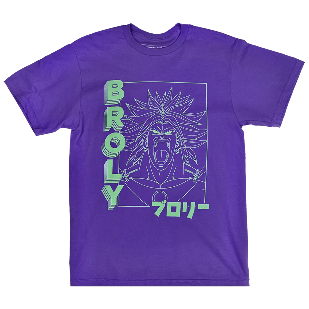 Broly The Legendary Super Saiyan Purple Tee