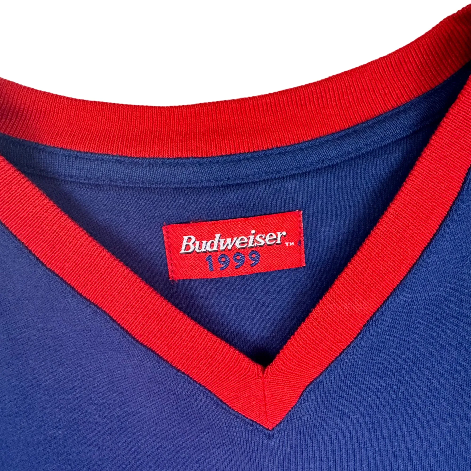 Budweiser 1999 Promo T-shirt Blue (brand new)