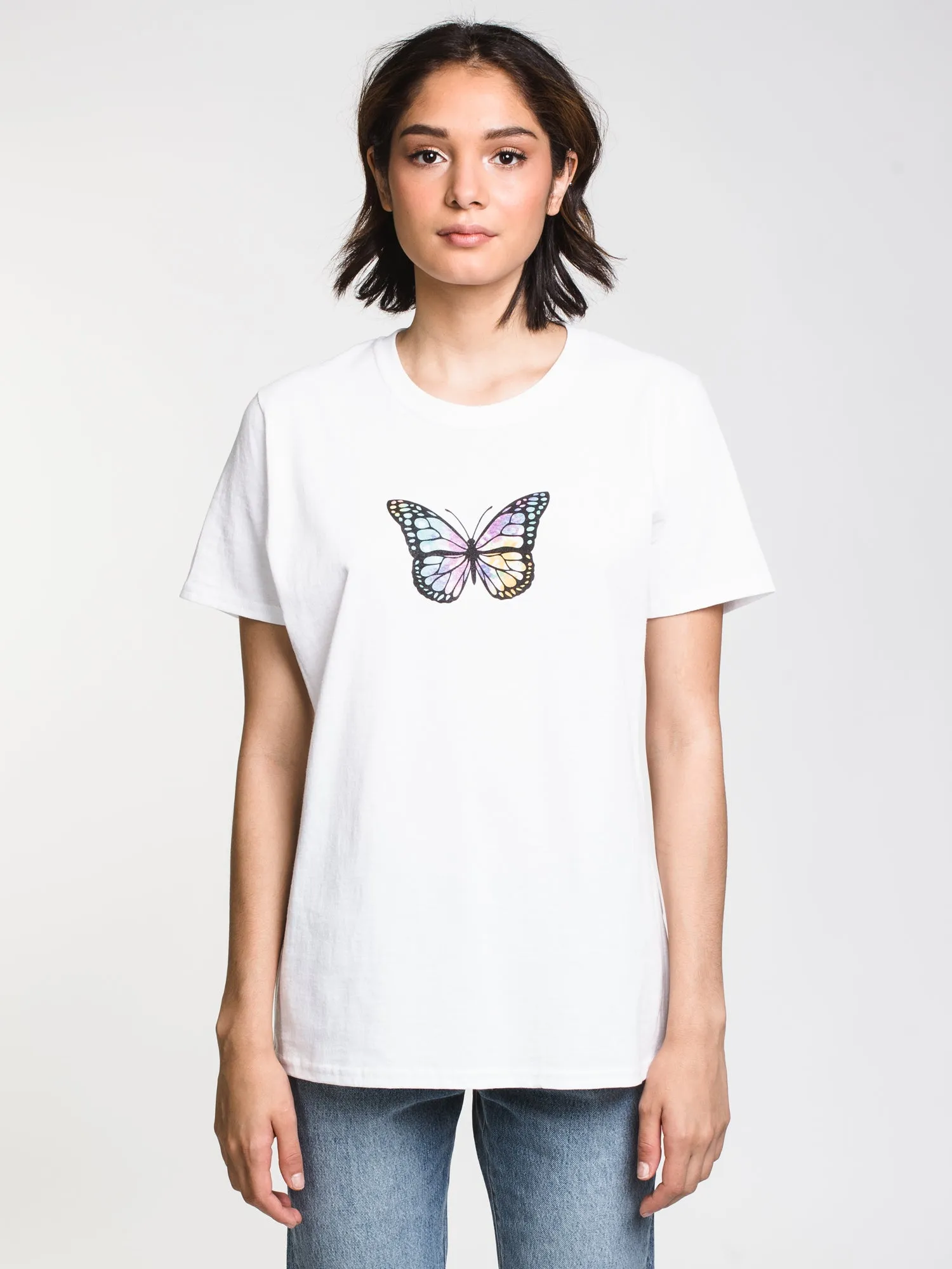 BUTTERFLY - WHITE-L - CLEARANCE