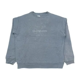 Calvin Klein Grey Embroidered Sweatshirt