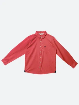Cantabil Boy's Dark Peach Full Sleeves Shirt