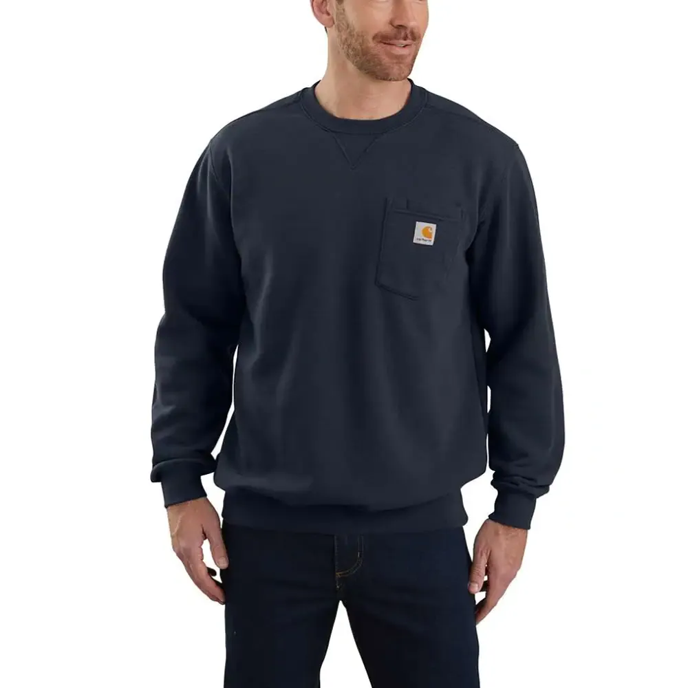 Carhartt 103852 Mens Loose-Fit Midweight Sweatshirt with Crew Neck and Pocket