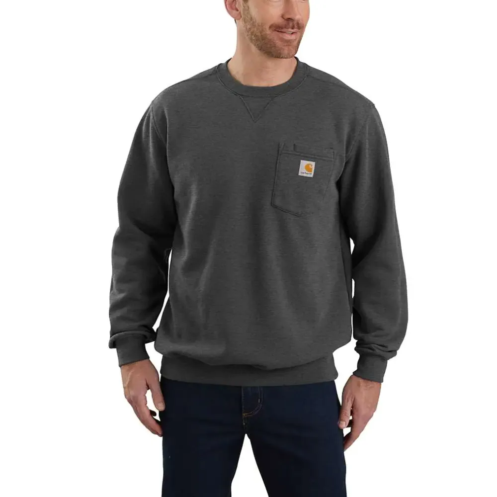 Carhartt 103852 Mens Loose-Fit Midweight Sweatshirt with Crew Neck and Pocket