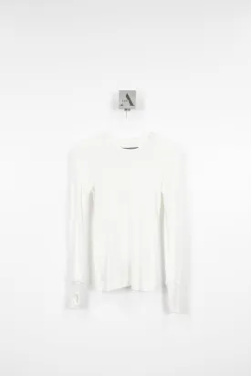 Cashmere Easy Cuffed Crew