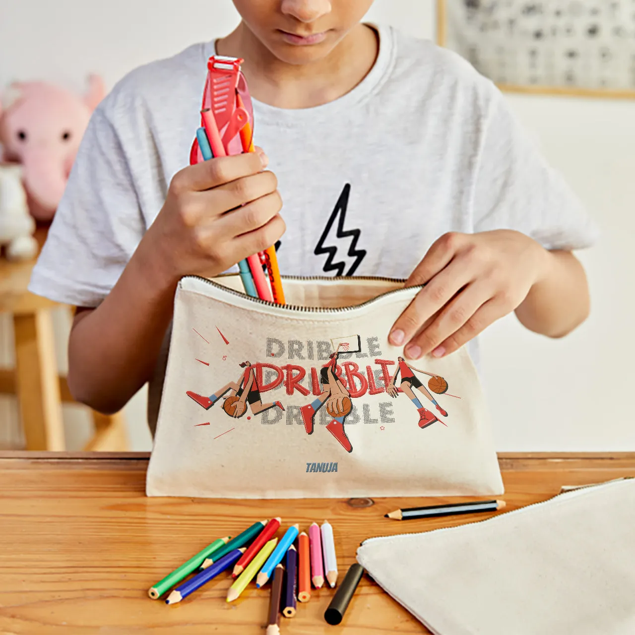 Catch All Pouch - Basketball Fever, Girl