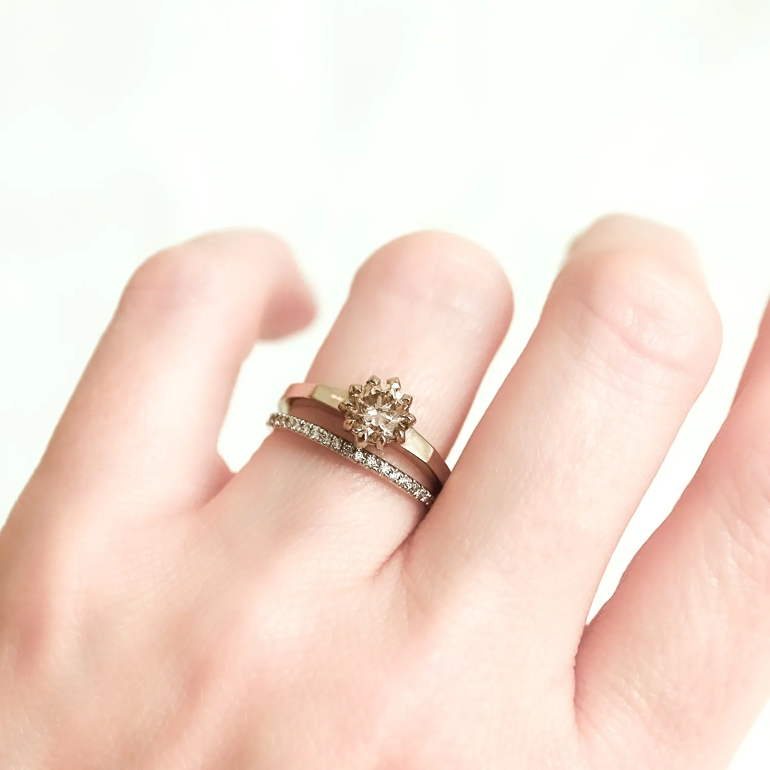 Champagne Diamond Soireé Ring